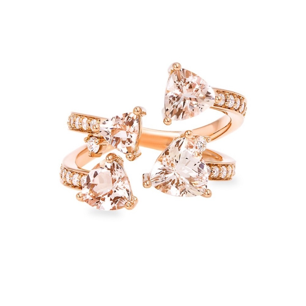 Worn Once: Hueb Mirage Morganite & Diamond Ring